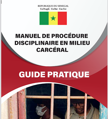 MANUEL DE PROCÉDURES DISCIPLINAIRE EN MILIEU CARCÉRAL